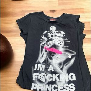 Hustler Hollywood I’m A F💎cking Princess t-shirt Top